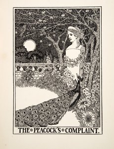 Die Beschwerde der Pfauen, aus Hundert Fabeln von Äsop, veröffentlicht 1903
