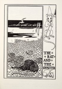Die Ratte und die Auster, aus Fontaine Fabeln, veröffentlicht 1905
