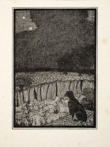 Der Schäferhund, aus Hundert Anekdoten über Tiere, veröffentlicht 1924 von Percy J. Billingshurst