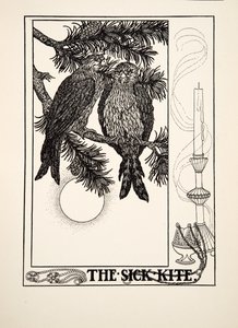 Der kranke Milan, aus Hundert Fabeln von Äsop, veröffentlicht 1903