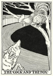 Fabeln von La Fontaine: Der Hahn und der Fuchs von Percy James Billinghurst