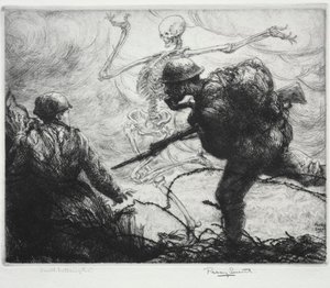 Totentanz: Tod berauscht von Percy John Delf Smith