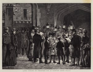 Weihnachtsliedersingen am Heiligabend im Hampton Court Palace