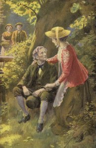 Illustration für Silas Marner von George Eliot von Percy Tarrant