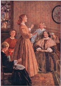 "Denkt an eure Gnaden, Kinder, denkt an eure Gnaden", aus Little Women, veröffentlicht von Associated Newspapers Limited, ca. 1940 von Percy Tarrant