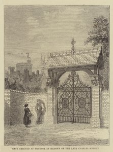Tor errichtet in Windsor zum Gedenken an den verstorbenen Charles Knight von Percy William Justyne