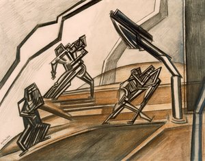 Kampf Nr. 2 von Percy Wyndham Lewis