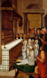 Sechs Auferstehungen vor den Reliquien des heiligen Stephanus