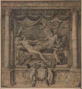 Jupiter und Juno: Studie für die 