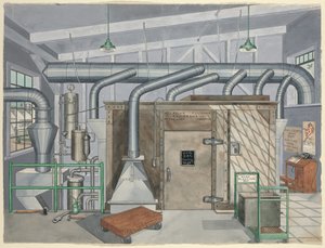 Äußere Sandstrahlkammer, 1935