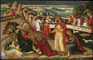 Die Anbetung der Könige, ca. 1525 von Permeniatis Ioannis