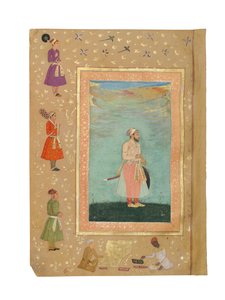 Ein Mogulprinz, wahrscheinlich Shah Shuja, ca. 1645-50