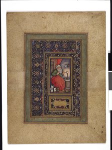 Alchemist oder Magier bei der Arbeit von Persian School