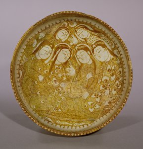 Schale, aus Kashan, Iran, Seldschukenzeit, 1211-12 n. Chr. von Persian School