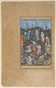 Tanzende Derwische, Folio aus einem Divan von Hafiz, ca. 1480 von Persian School