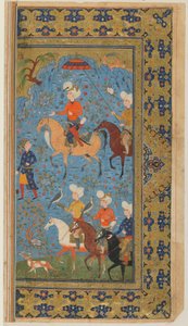 Eine königliche Jagd von Persian School