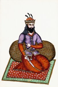Porträt von Shah Garshab, 19. Jahrhundert