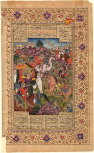 Shahnama: Rustam erobert den Kaiser von China, 1600-1625