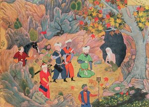 Sultan Iskandar besucht einen Einsiedler, aus 