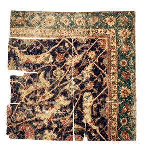 Tabriz-Medaillon-Teppichfragment, Nordwestpersien, Mitte des 16. Jahrhunderts von Persian School