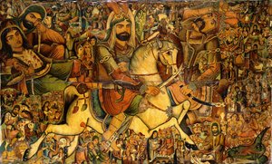 Die Schlacht von Kerbala, 19. Jahrhundert
