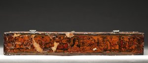 Werkzeugkasten, der die Heilige Familie darstellt, ca. 1830 (Mischtechnik)