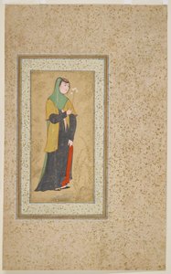 Frau mit einem Blumenstrauß, ca. 1595