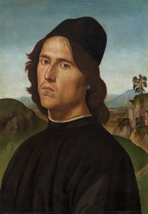 Porträt von Lorenzo di Credi, 1488 von Perugino