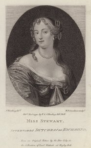 Frances Stewart, Herzogin von Richmond von Peter (after) Lely