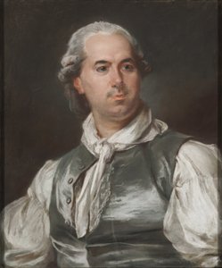 Porträt von Hubert Robert (1733-1808) von Peter Adolf Hall