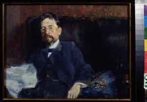 Porträt des Schriftstellers Anton Tschechow