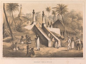 Buddhistischer Tempel, Ceylon