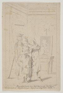 Pierrot und Colombine in "Das sprechende Bild"
