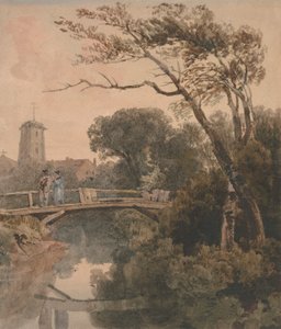 Die alte Brücke von Peter DeWint