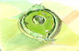 Old Sarum, ca. 2010 von Peter Dunn