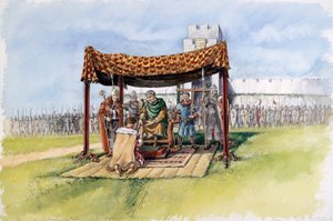 Wilhelm der Eroberer in Old Sarum von Peter Dunn