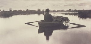 Heimrudern des Schoof-Stoffs, Leben und Landschaft auf den Norfolk Broads, 1886