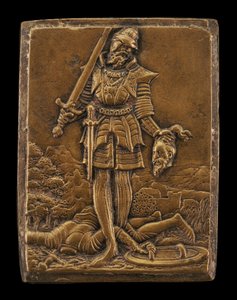 Ein siegreicher Krieger, 1543 oder früher von Peter Flötner
