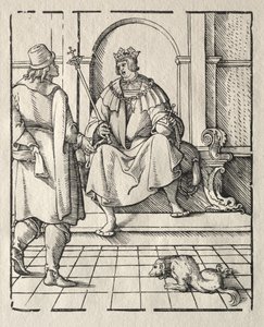 Ein König auf dem Thron