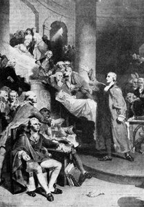 Patrick Henry 1736-1799, amerikanischer Revolutionär, 1775