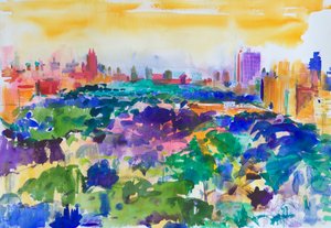 Central Park, New York, 2011 von Peter Graham (Contemporary)