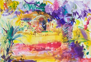 Gauguins Garten, 2011 von Peter Graham (Contemporary)