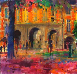 Der Königliche Pavillon, Place des Vosges von Peter Graham (Contemporary)