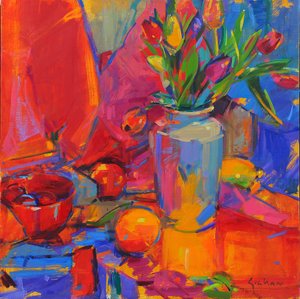 Tulpen-Odyssee, 2024 von Peter Graham