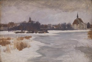 Ein Blick auf Faaborg. Winter
