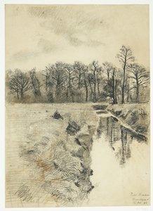 Landschaft mit einem Bach