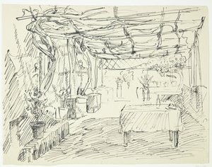 Pergola in Pompeji von Peter Hansen