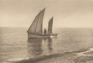 Ein nebliger Morgen an der Nordsee von Peter Henry Emerson