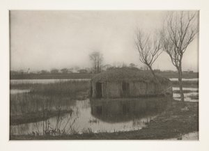 Ein Schilfboot-Haus, Tafel XXXI aus Leben und Landschaft auf den Norfolk Boards
