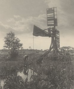 Eine zerstörte Wassermühle, 1886 von Peter Henry Emerson